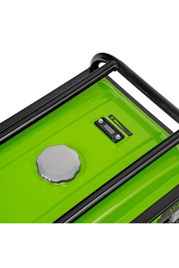 Генератор бензиновый БС-3500, 3.2 кВт, 230В, четырехтактный, 15 л, ручной стартер Сибртех