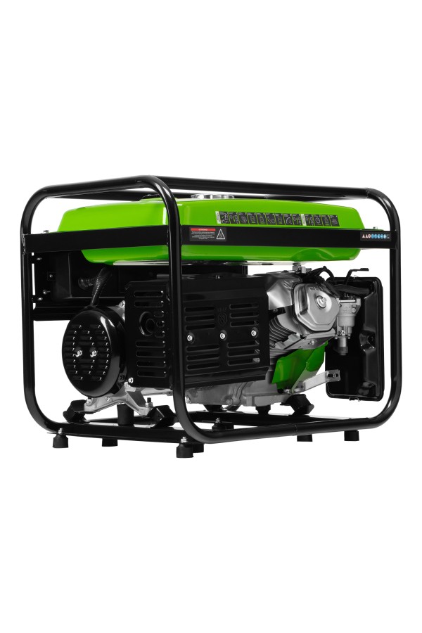 Генератор бензиновый БС-6500, 5.5 кВт, 230В, четырехтактный, 25 л, ручной стартер Сибртех