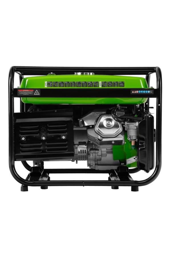 Генератор бензиновый БС-6500, 5.5 кВт, 230В, четырехтактный, 25 л, ручной стартер Сибртех