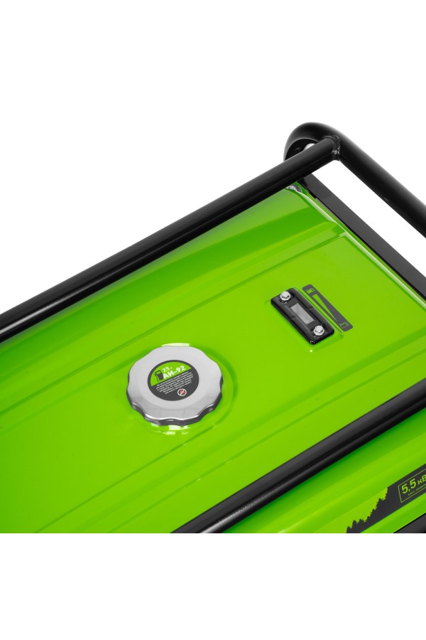 Генератор бензиновый БС-6500, 5.5 кВт, 230В, четырехтактный, 25 л, ручной стартер Сибртех