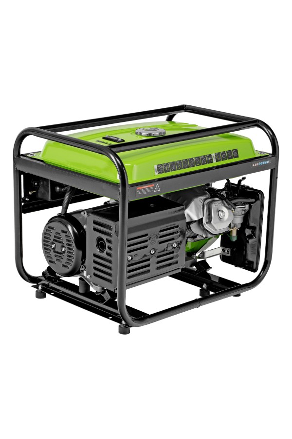Генератор бензиновый БС-8000, 6,6 кВт, 230В, четырехтактный, 25 л, ручной стартер Сибртех