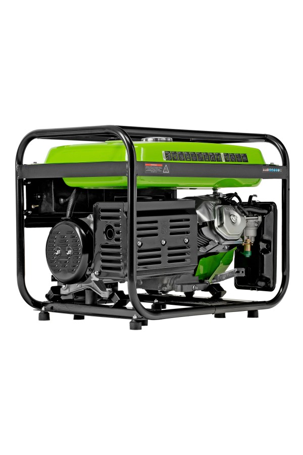 Генератор бензиновый БС-6500Э, 5.5 кВт, 230В, четырехтактный, 25 л, электростартер Сибртех