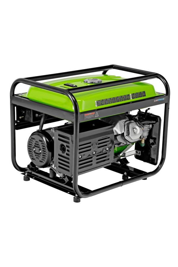 Генератор бензиновый БС-6500Э, 5.5 кВт, 230В, четырехтактный, 25 л, электростартер Сибртех