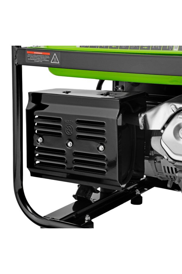 Генератор бензиновый БС-6500Э, 5.5 кВт, 230В, четырехтактный, 25 л, электростартер Сибртех