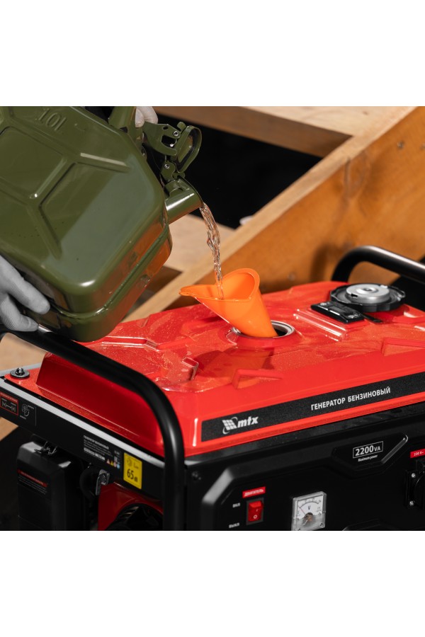 Генератор бензиновый RS-3000, 2,2 кВт, 230В, ручной стартер MTX