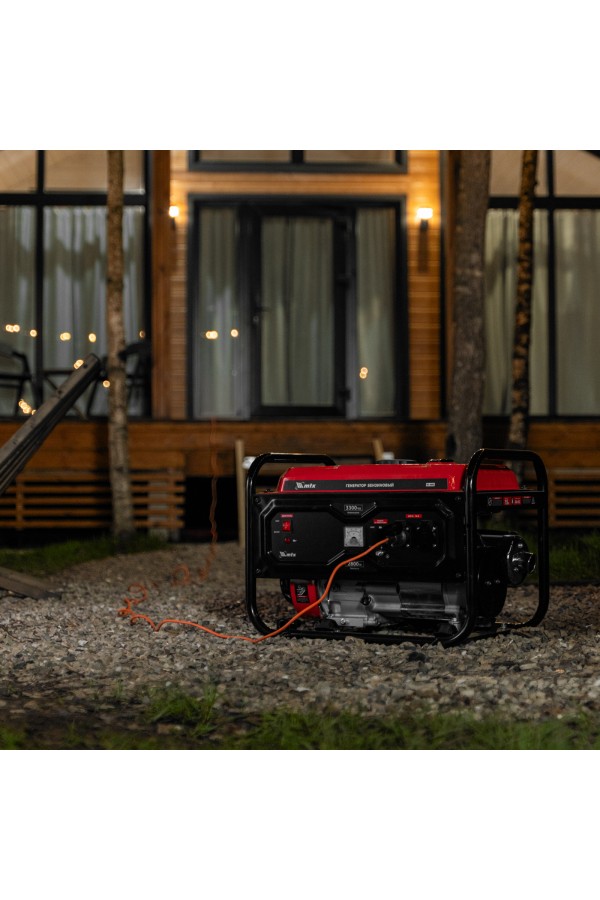 Генератор бензиновый RS-4000, 3,3 кВт, 230В, ручной стартер MTX