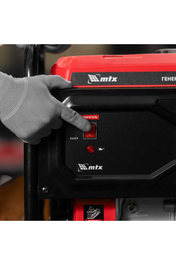 Генератор бензиновый RS-4000, 3,3 кВт, 230В, ручной стартер MTX