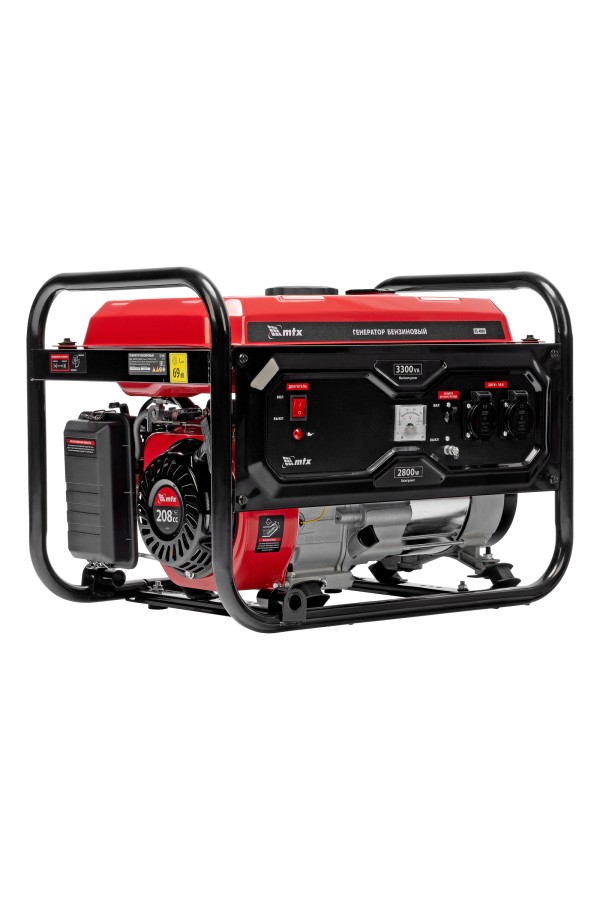 Генератор бензиновый RS-4000, 3,3 кВт, 230В, ручной стартер MTX