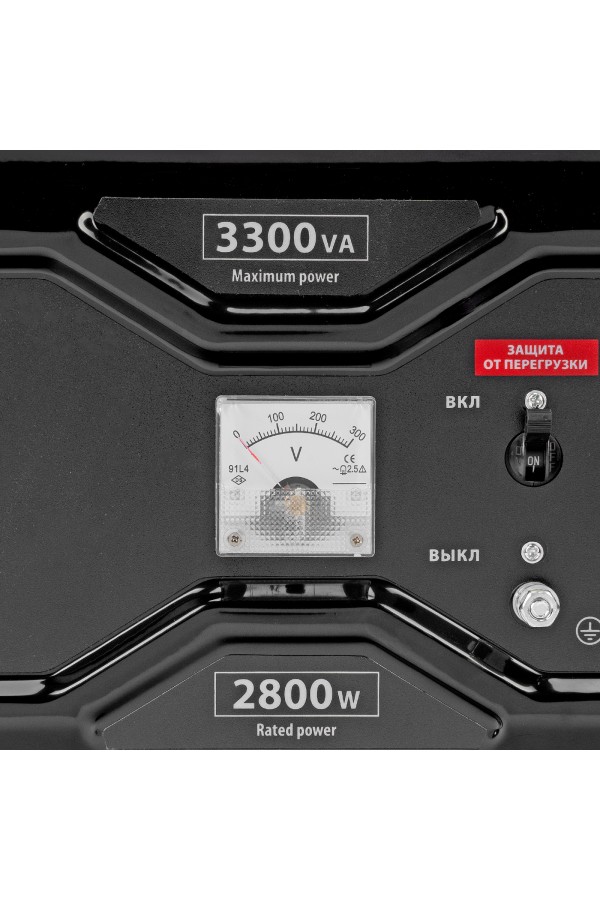 Генератор бензиновый RS-4000, 3,3 кВт, 230В, ручной стартер MTX