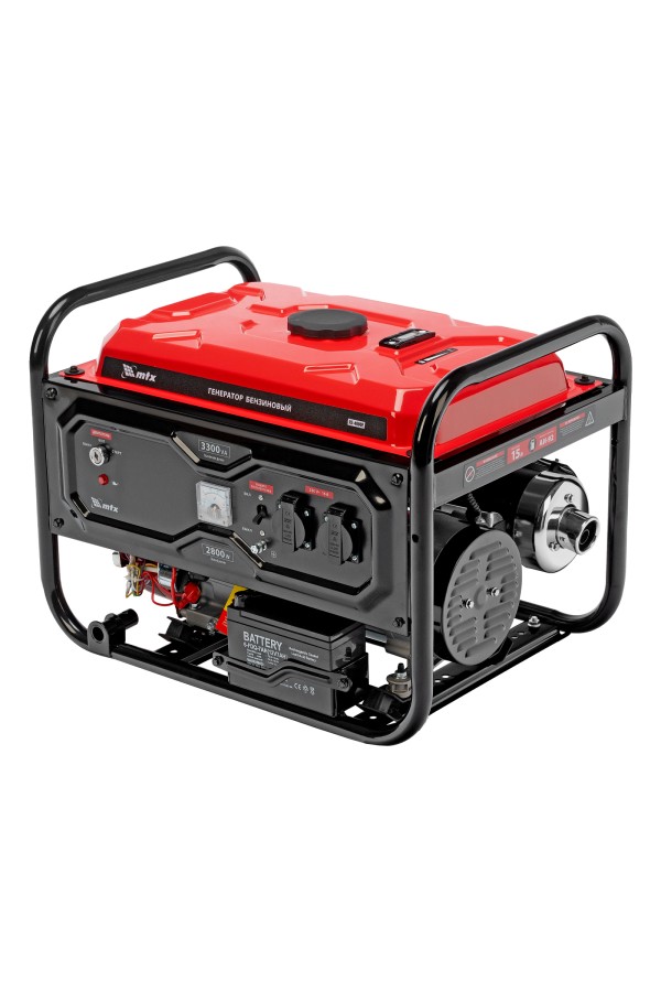 Генератор бензиновый RS-4000E, 3,3 кВт, 230В, электростартер MTX