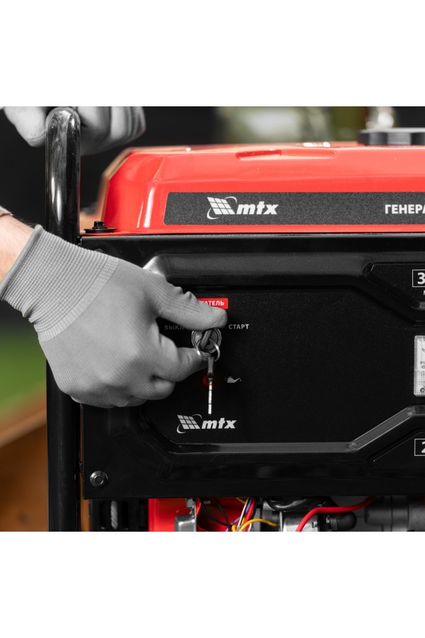 Генератор бензиновый RS-4000E, 3,3 кВт, 230В, электростартер MTX