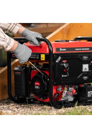 Генератор бензиновый RS-4000E, 3,3 кВт, 230В, электростартер MTX