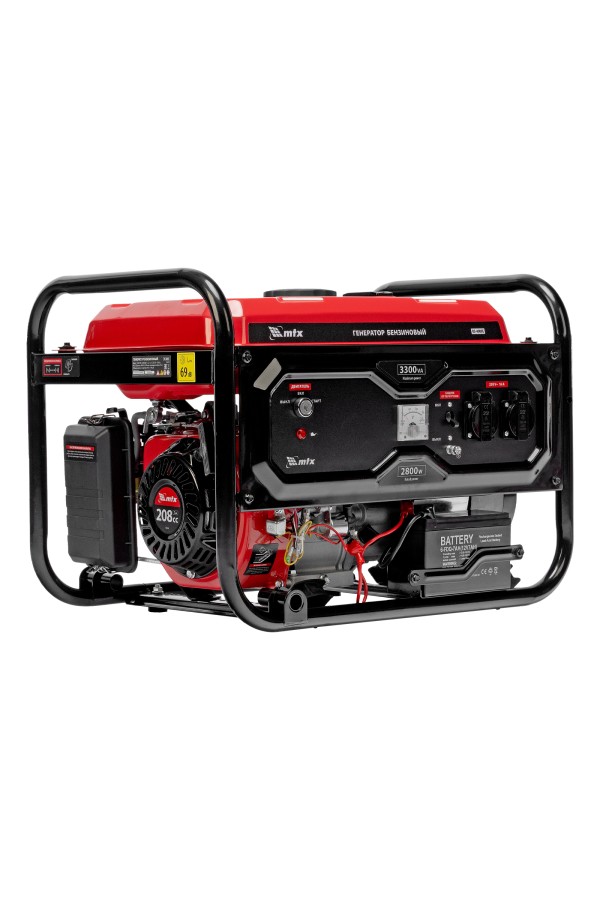 Генератор бензиновый RS-4000E, 3,3 кВт, 230В, электростартер MTX