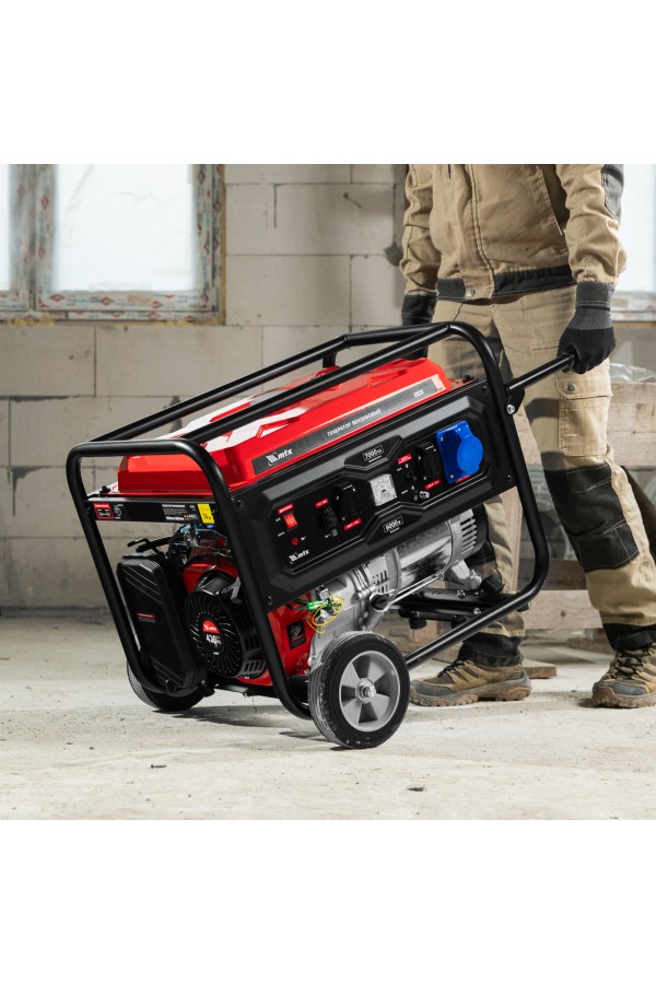 Генератор бензиновый RS-9000, 7 кВт, 230В, ручной стартер MTX