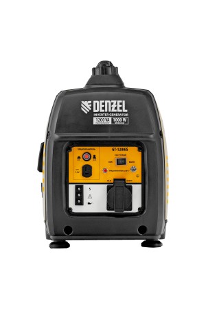 Генератор инверторный GT-1200iS, 1.2 кВт, 230 В, бак 2.4 л, закрытый корпус, ручной старт Denzel