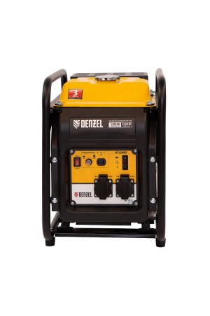 Генератор инверторный GT-2500iF, 2.5 кВт, 230 В, бак 5 л, открытый корпус, ручной старт Denzel