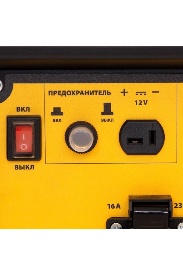 Генератор инверторный GT-2500iF, 2.5 кВт, 230 В, бак 5 л, открытый корпус, ручной старт Denzel