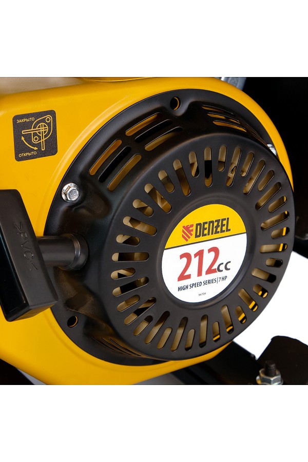 Генератор инверторный GT-2500iF, 2.5 кВт, 230 В, бак 5 л, открытый корпус, ручной старт Denzel