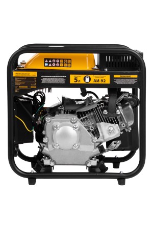 Генератор инверторный GT-3500iF, 3.5 кВт, 230 В, бак 5 л, открытый корпус, ручной старт Denzel