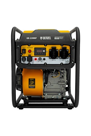 Генератор инверторный GK-2200iF, 2,2 кВт, 230 В, ручной старт DENZEL