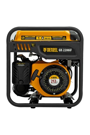 Генератор инверторный GK-2200iF, 2,2 кВт, 230 В, ручной старт DENZEL