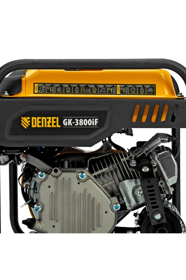 Генератор инверторный GK-3800iF, 3,8 кВт, 230 В, ручной старт DENZEL