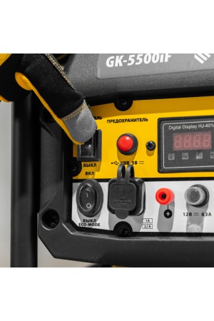 Генератор инверторный GK-5500iF, 5,5 кВт, 230 В, ручной старт DENZEL