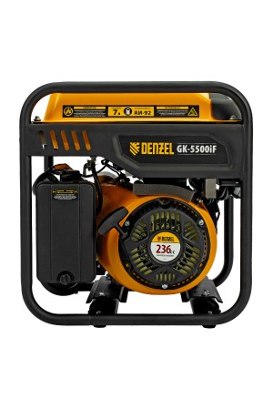 Генератор инверторный GK-5500iF, 5,5 кВт, 230 В, ручной старт DENZEL