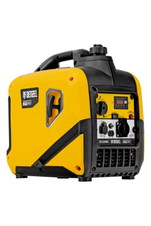 Генератор инверторный GS-2200iS, 2,2 кВт, 230 В, закрытый корпус, ручной старт DENZEL