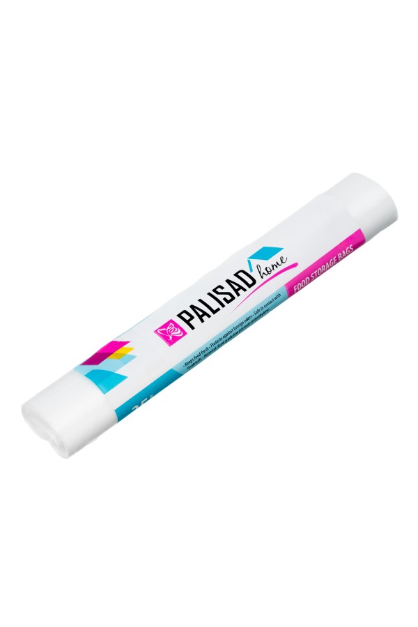 Пакеты для хранения продуктов особо прочные, 400x260 мм, 35 шт, цвет кристалл, Home Palisad