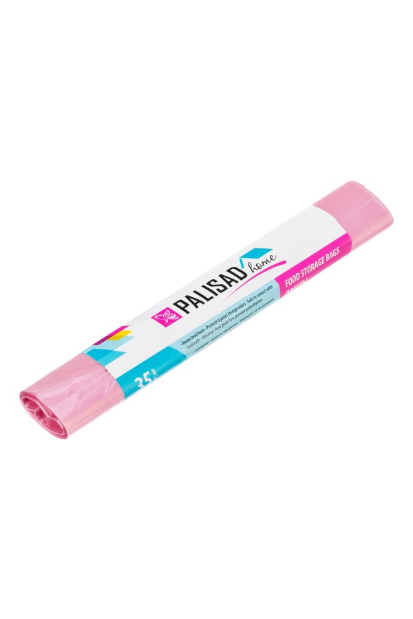Пакеты для хранения продуктов особо прочные,400x260 мм, 35 шт, цвет молочная клюква, Home Palisad