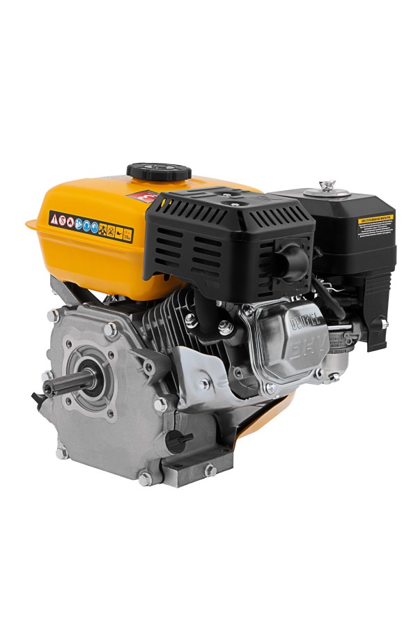 Двигатель бензиновый RX-17K, 7 л.с., 212 см3, горизонтальный вал шпонка 19 мм Denzel