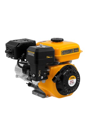 Двигатель бензиновый RX-17K, 7 л.с., 212 см3, горизонтальный вал шпонка 19 мм Denzel