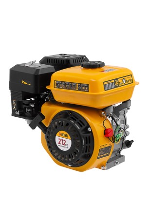 Двигатель бензиновый RX-17K, 7 л.с., 212 см3, горизонтальный вал шпонка 19 мм Denzel