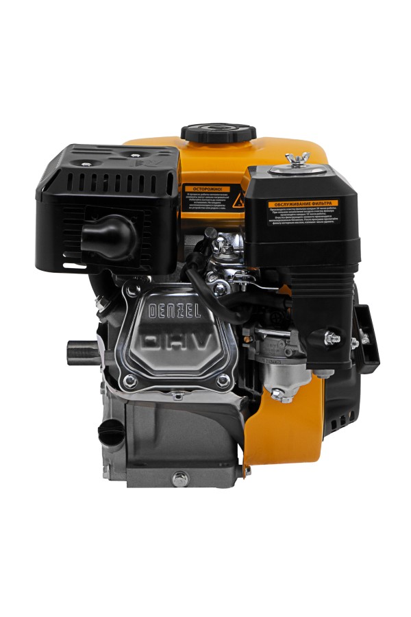 Двигатель бензиновый RX-17S, 7 л.с., 212 см3, горизонтальный вал шлиц 25 мм Denzel