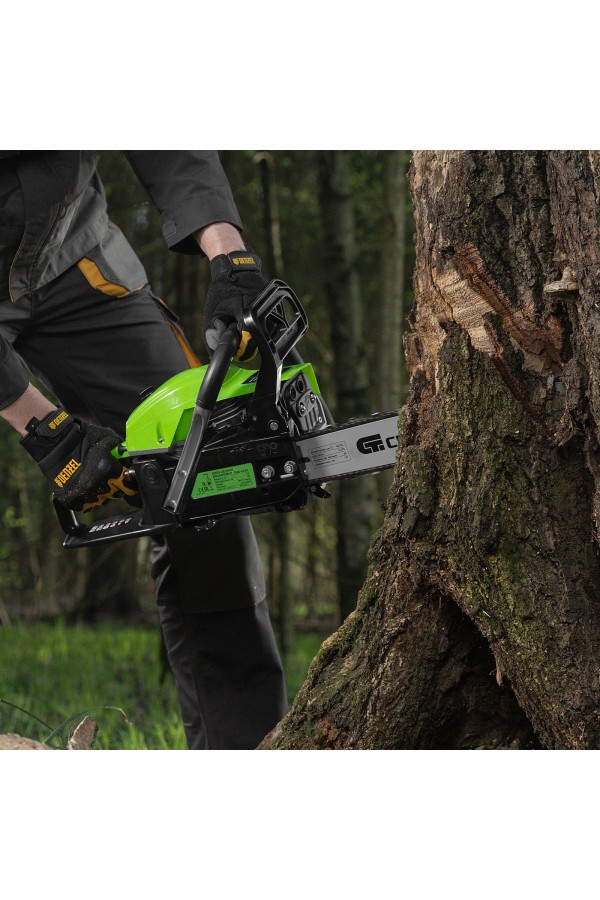 Пила цепная бензиновая ПЦБ-4540, шина 40 см, 45 см3, 2.9 л.с, шаг 0.325, паз 1.5 мм, 64 звена Сибртех