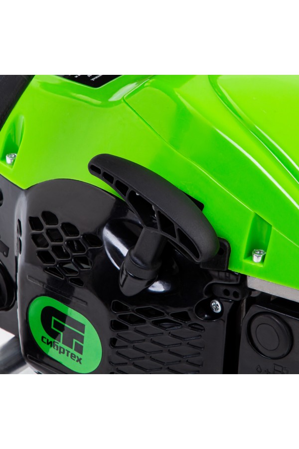 Пила цепная бензиновая ПЦБ-5245, шина 45 см, 52 см3, 3.4 л.с, шаг 0.325, паз 1.5 мм, 72 звена Сибртех