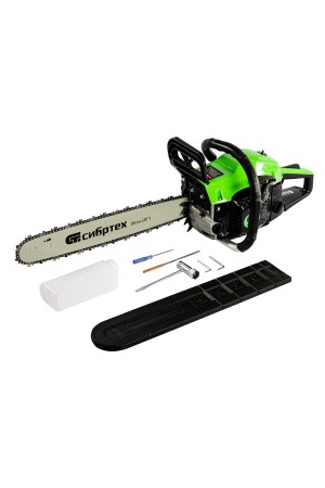 Пила цепная бензиновая ПЦБ-5850, шина 50 см, 58 см3, 4.0 л.с, шаг 0.325, паз 1.5 мм, 76 звеньев Сибртех