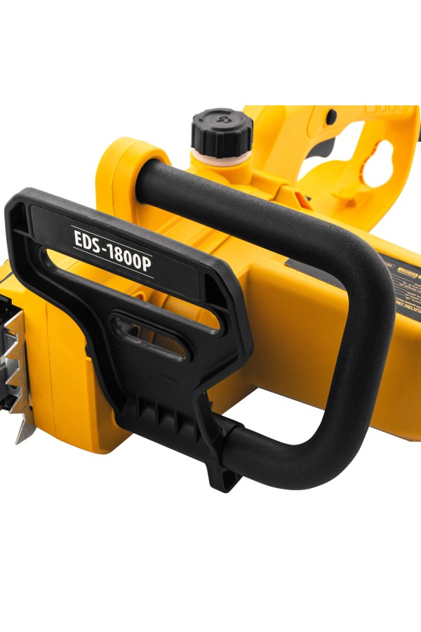 Пила цепная электрическая EDS-1800P, 1.8 кВт,поперечная, шина 40 см, шаг 3/8, паз 1.3 мм, 57 звеньев Denzel