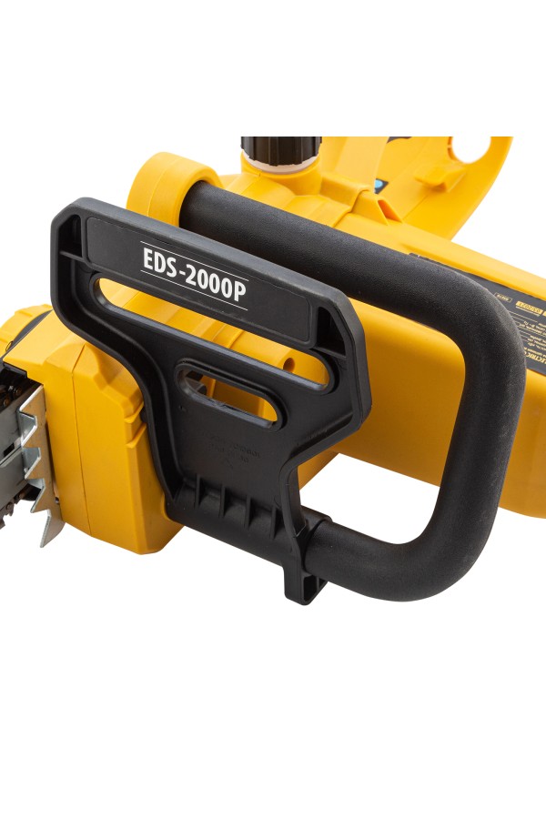 Пила цепная электрическая EDS-2000P, 2 кВт,поперечная, шина 40 см, шаг 3/8, паз 1.3 мм, 57 звеньев Denzel