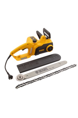 Пила цепная электрическая EDS-2000P, 2 кВт,поперечная, шина 40 см, шаг 3/8, паз 1.3 мм, 57 звеньев Denzel