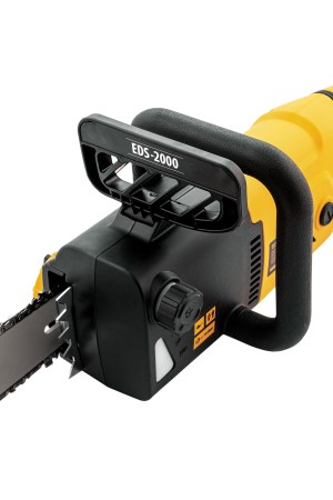 Пила цепная электрическая EDS-2000, 2 кВт,продольная, шина 40 см, шаг 3/8, паз 1.3 мм, 56 звеньев Denzel