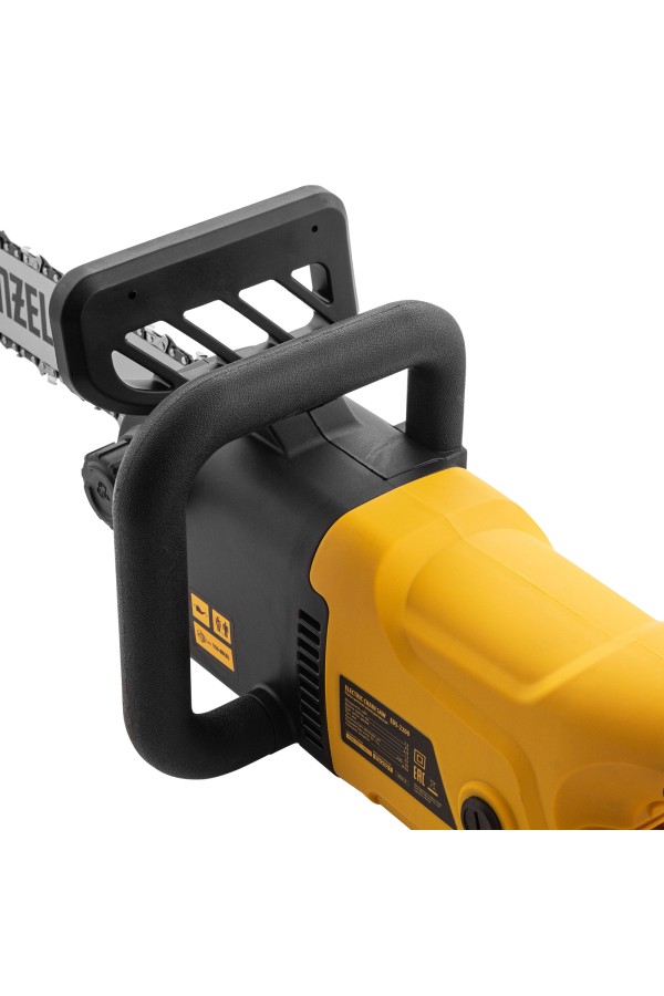 Пила цепная электрическая EDS-2200, 2.2 кВт,продольная, шина 45 см, шаг 3/8, паз 1.3 мм, 62 звена Denzel