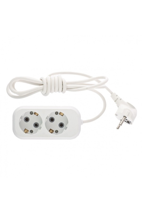 Удлинитель бытовой серия УХз-10, с заземлением, 7 м, 2 розетки, 10А Stern