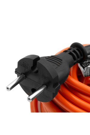 Удлинитель-шнур силовой 10 м, 6А, тип УХз6, ПВС, 1 розетка без заземления Сибртех