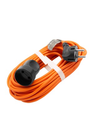 Удлинитель-шнур силовой 10 м, 16А, тип УХ16, ПВС, 1 розетка без заземления Сибртех