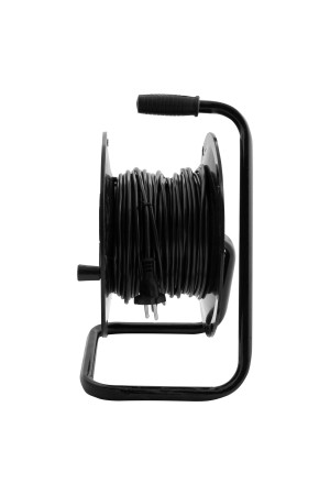 Удлинитель силовой 30 м, 10А, тип УХ10, ПВС, на кабельной катушке, 4 розетки без заземления Сибртех