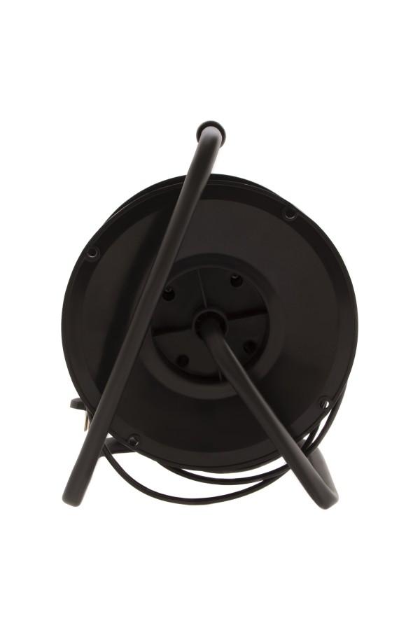 Удлинитель силовой 40 м, 10А, тип УХ10, ПВС, на кабельной катушке, 4 розетки без заземления Сибртех