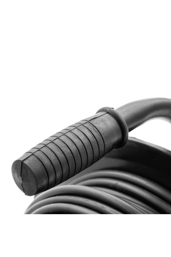 Удлинитель силовой 50 м, 10А, тип УХ10, ПВС, на кабельной катушке, 4 розетки без заземления Сибртех