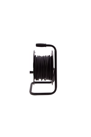 Удлинитель силовой 30 м, 16А, тип УХ10, ПВС, на кабельной катушке, 4 розетки без заземления Сибртех